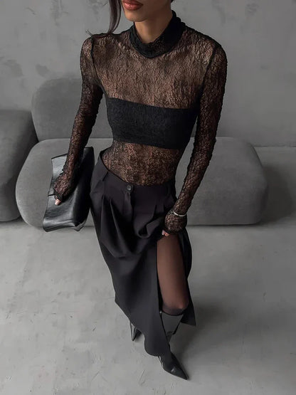 Falda larga Alaia