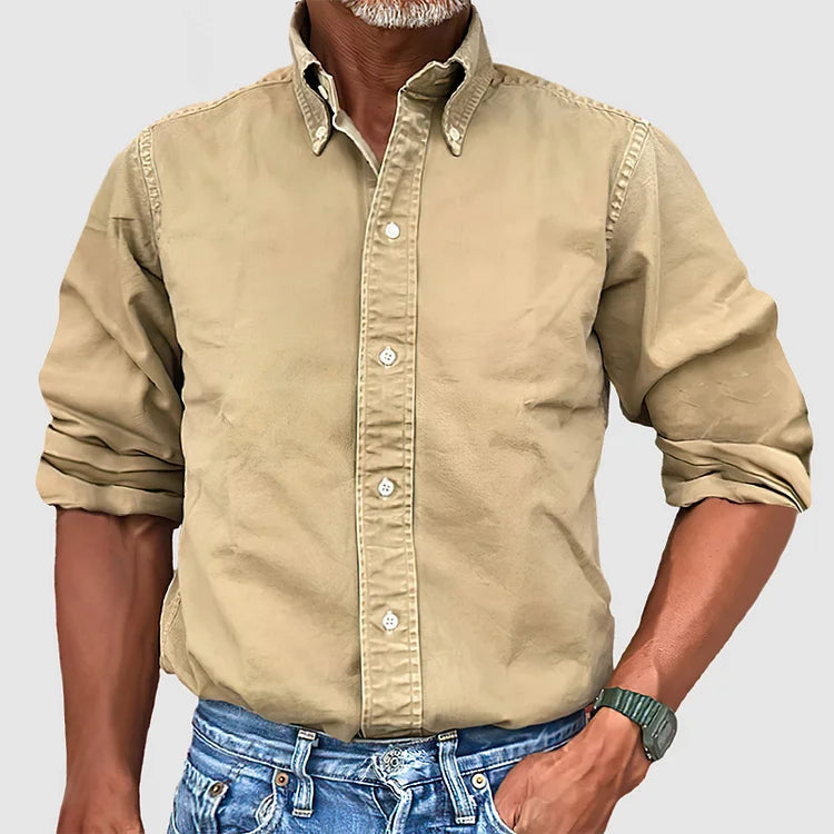 Nelson | Camisa esencial de manga larga