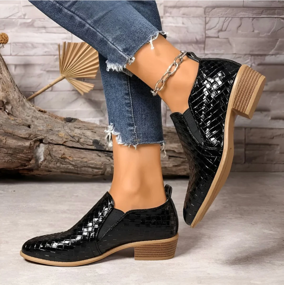 Alexia™ – Zapatos Oxford de Cuero Ortopédicos